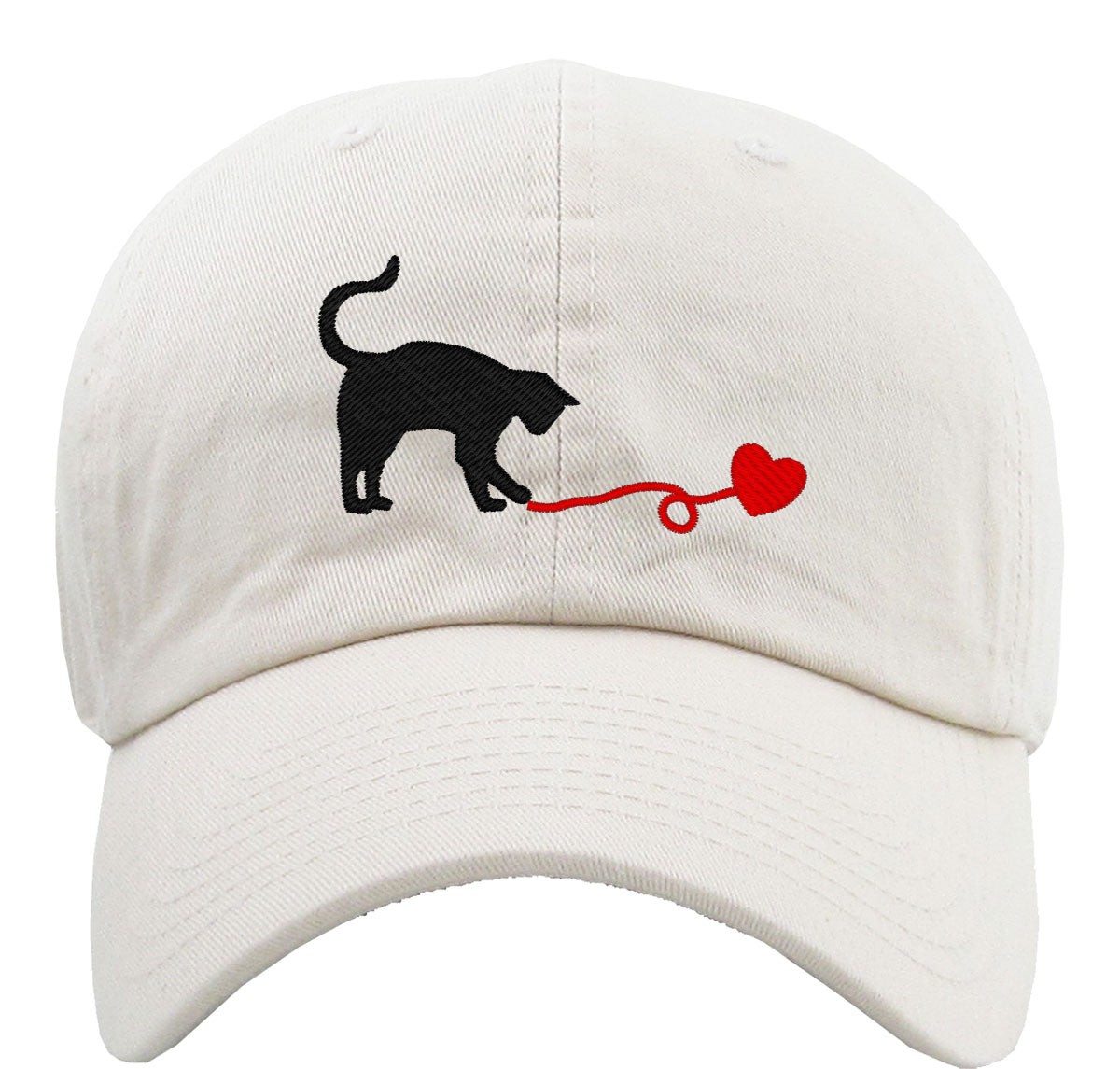 Cat Heart Premium Baseball Cap