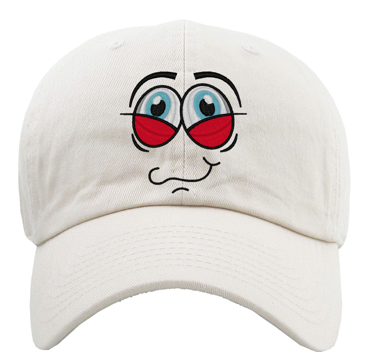 Emoji Happy Eyes Premium Baseball Cap