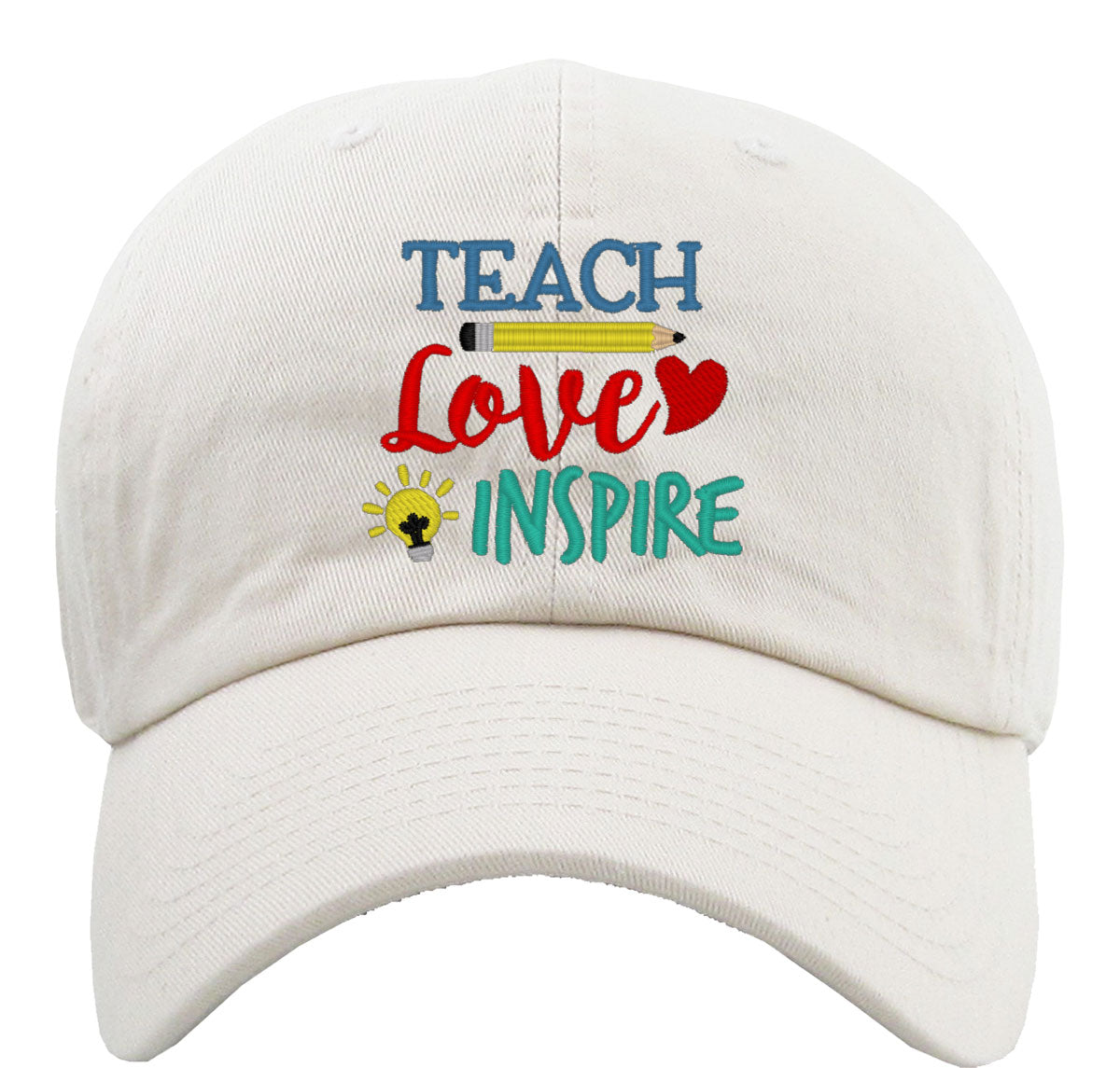 Teach Love Inspire Premium Baseball Cap