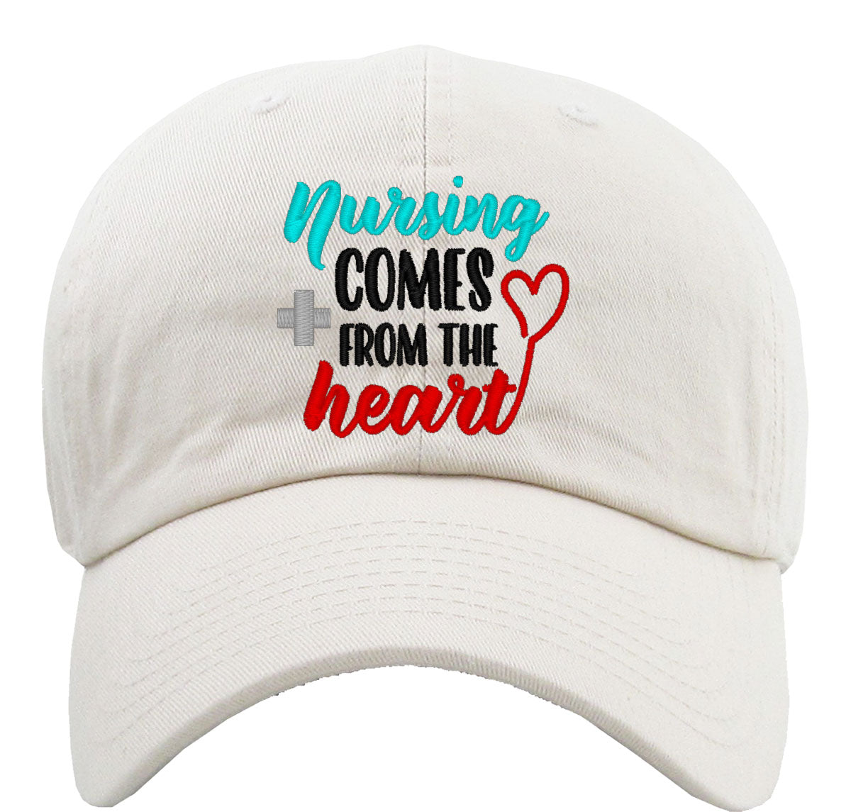 Nursing Comes From The Heart Premium Baseball Cap