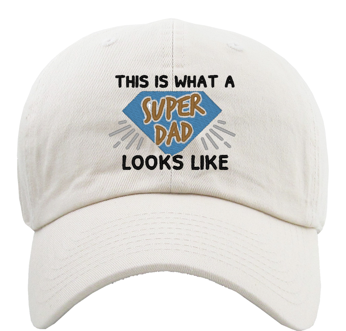 This Is What A Super Dad Looks Like Father's Day Premium Baseball Cap