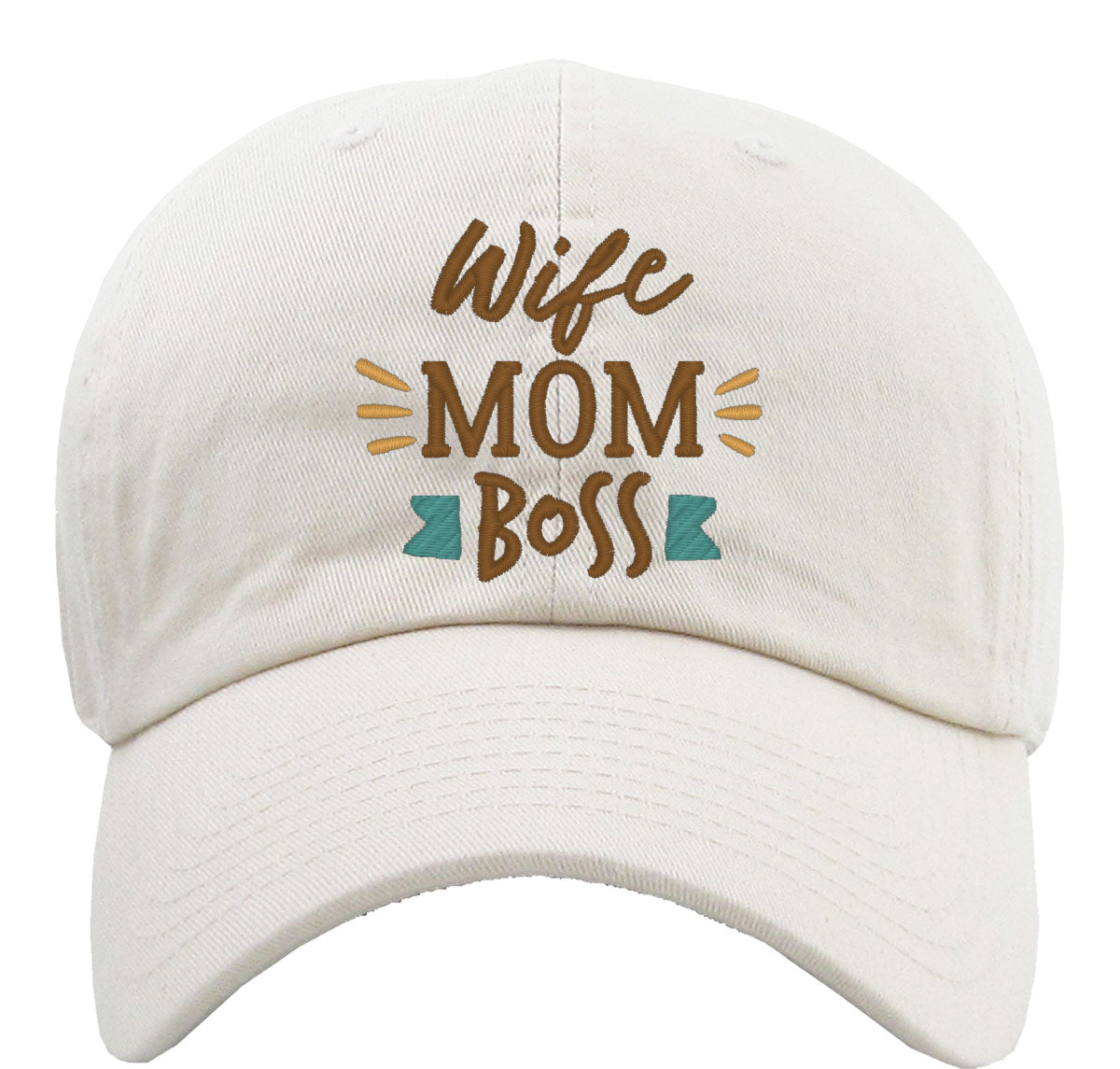 Wife Mom Boss Mother's Day Premium Baseball Cap