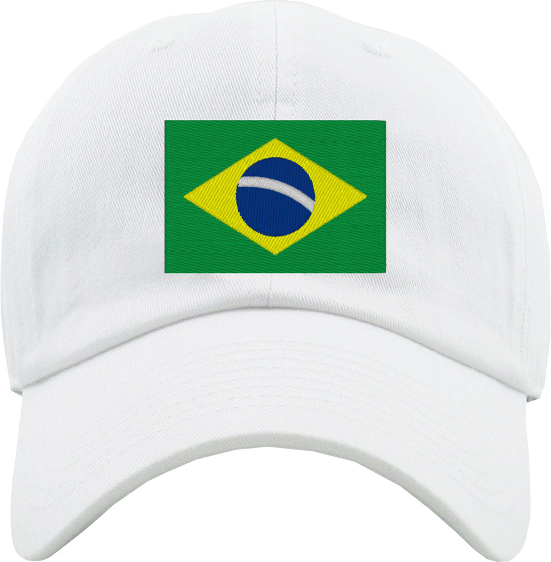 Brazil Flag Premium Baseball Cap