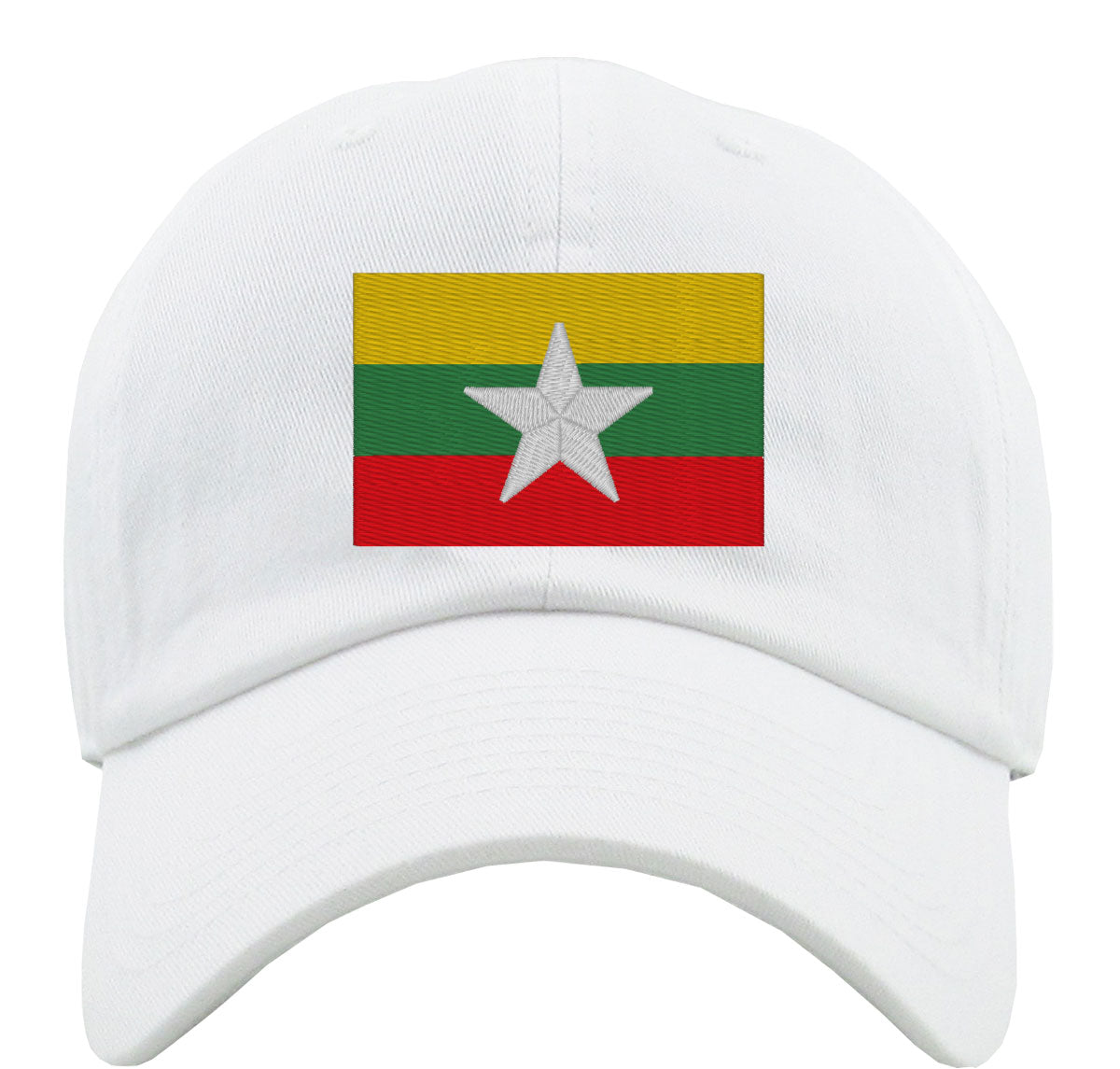 Burma Myanmar Flag Premium Baseball Cap