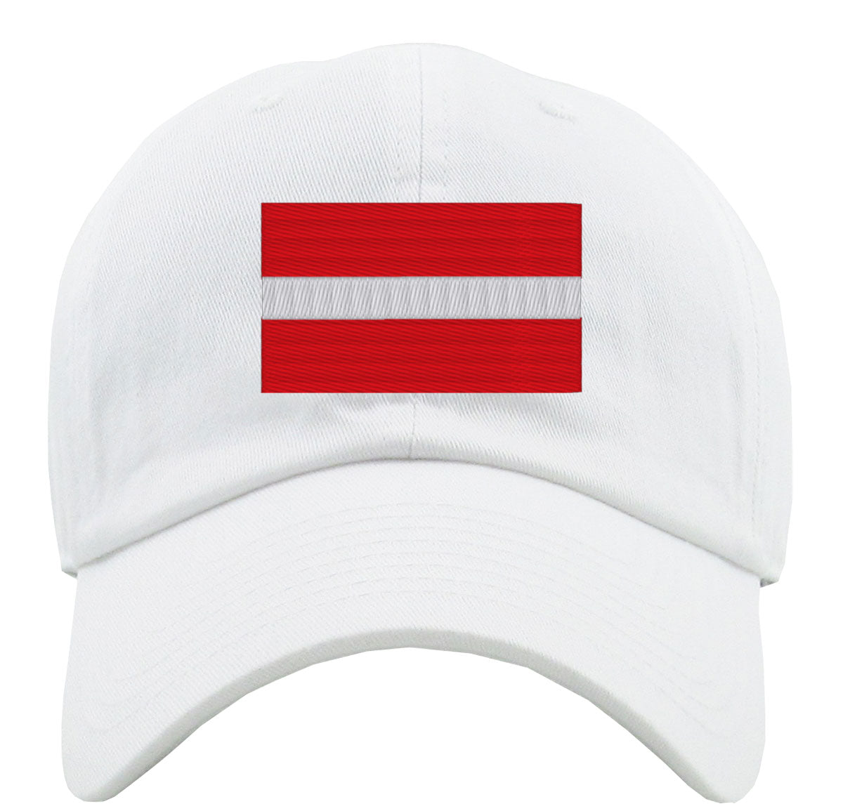 Latvia Flag Premium Baseball Cap