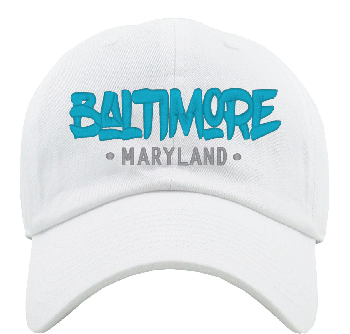 Baltimore Typography Premium Baseball Cap