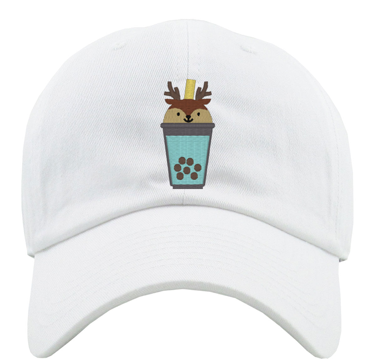 Cute Bobatea Deer Premium Baseball Cap