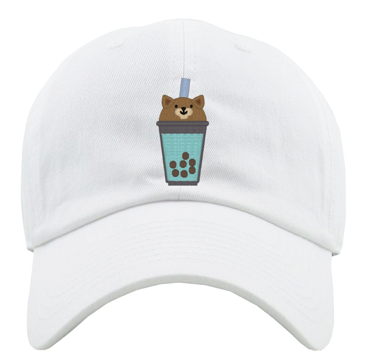 Cute Bobatea Dog Premium Baseball Cap