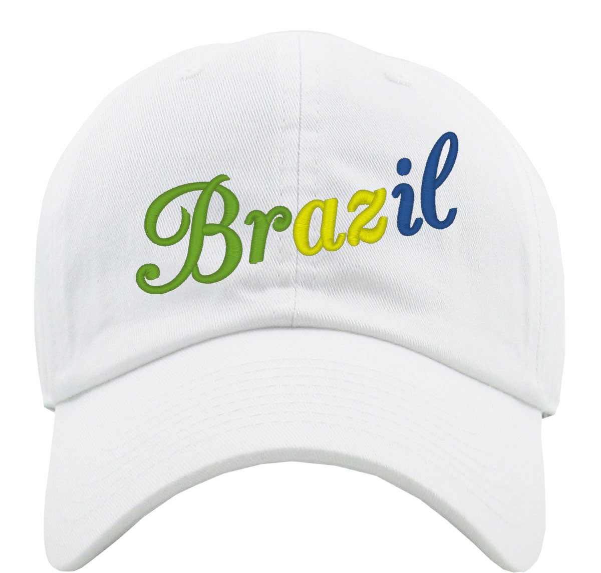 Brazil Script Premium Baseball Cap