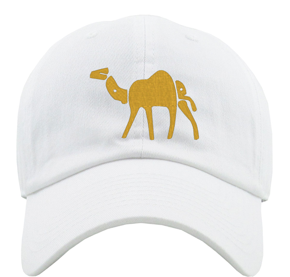 Camel Typography Premium Baseball Cap