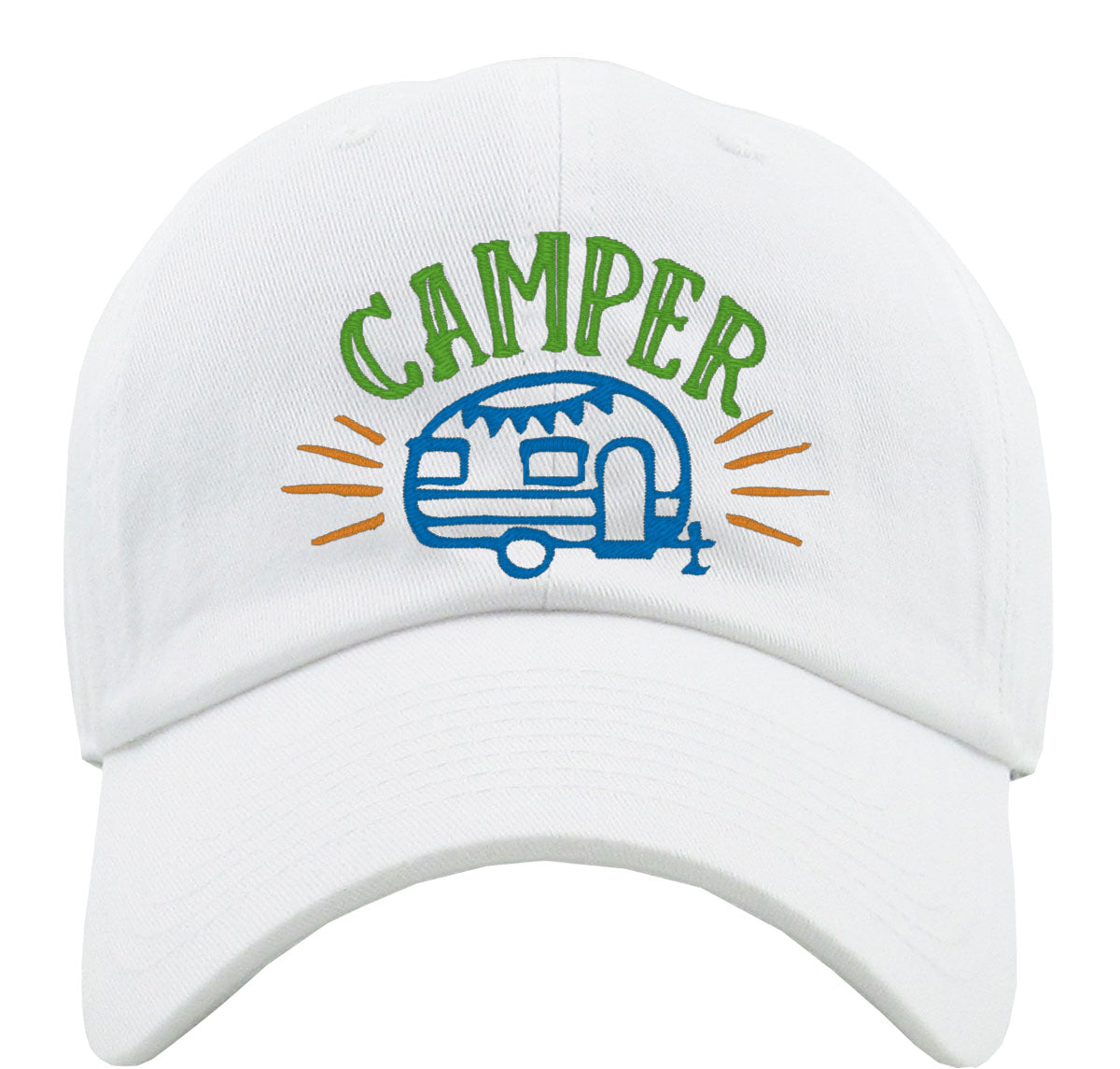 Camper Camping Caravan Premium Baseball Cap