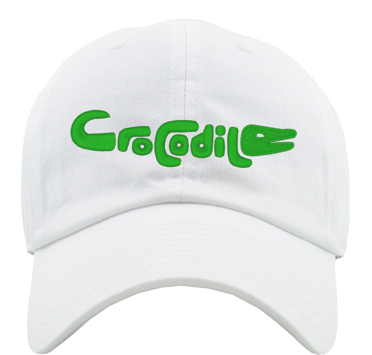 Crocodile Typography Premium Baseball Cap
