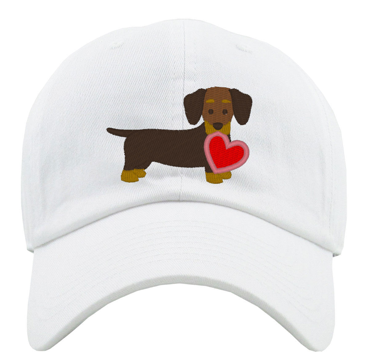Dachshund Puppy Dog Love Premium Baseball Cap
