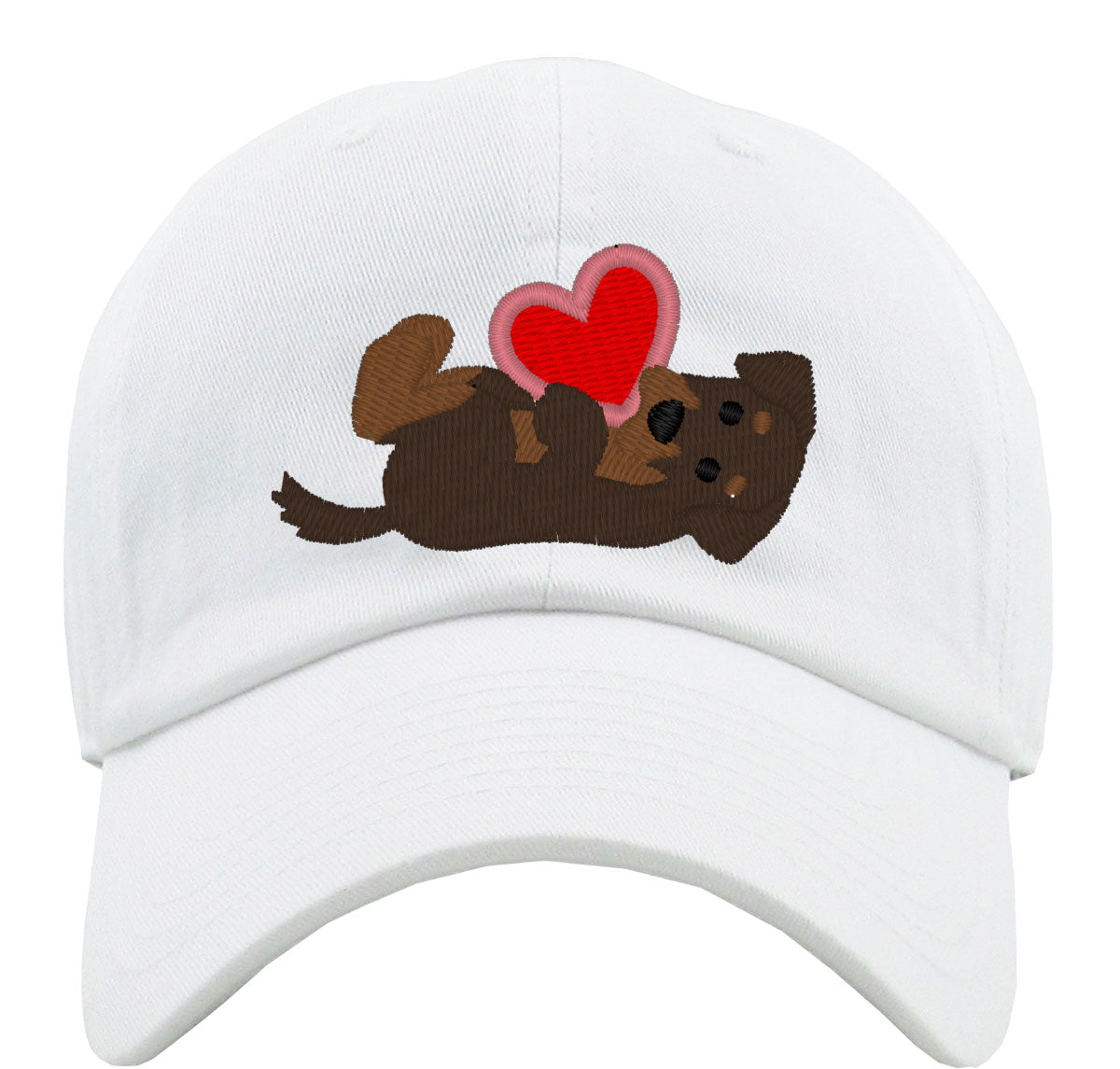 Doberman Puppy Dog Love Premium Baseball Cap