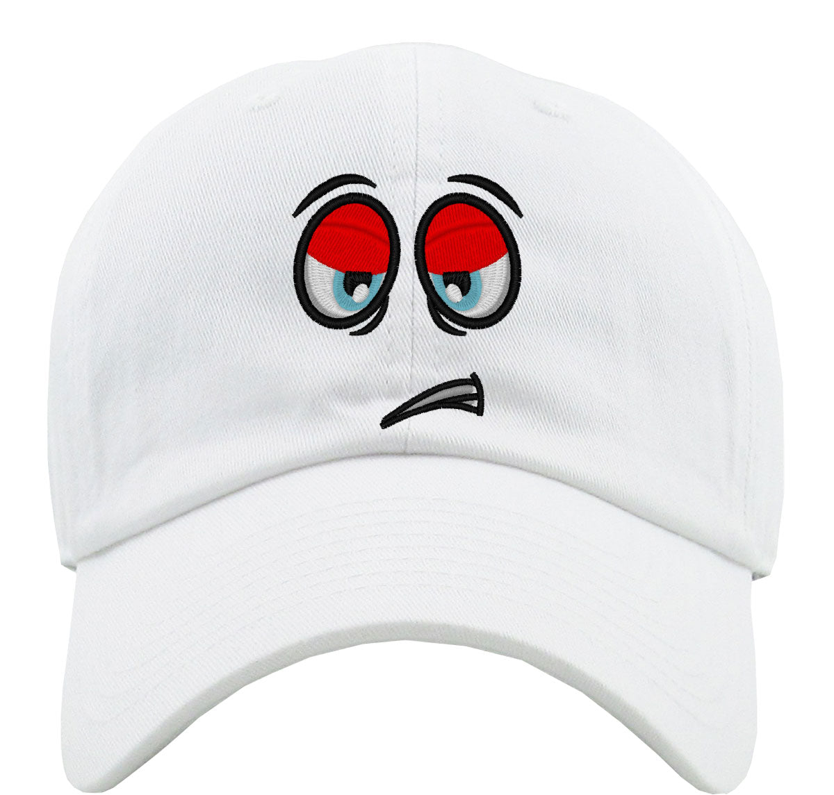 Emoji Bored Face Premium Baseball Cap