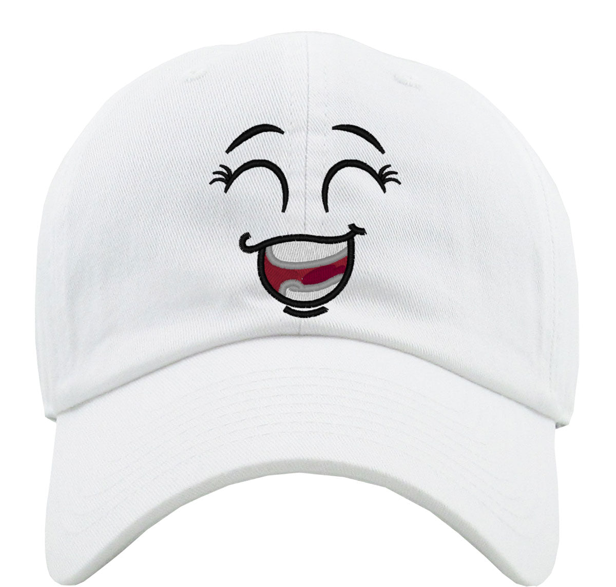 Emoji Smiling Face Premium Baseball Cap