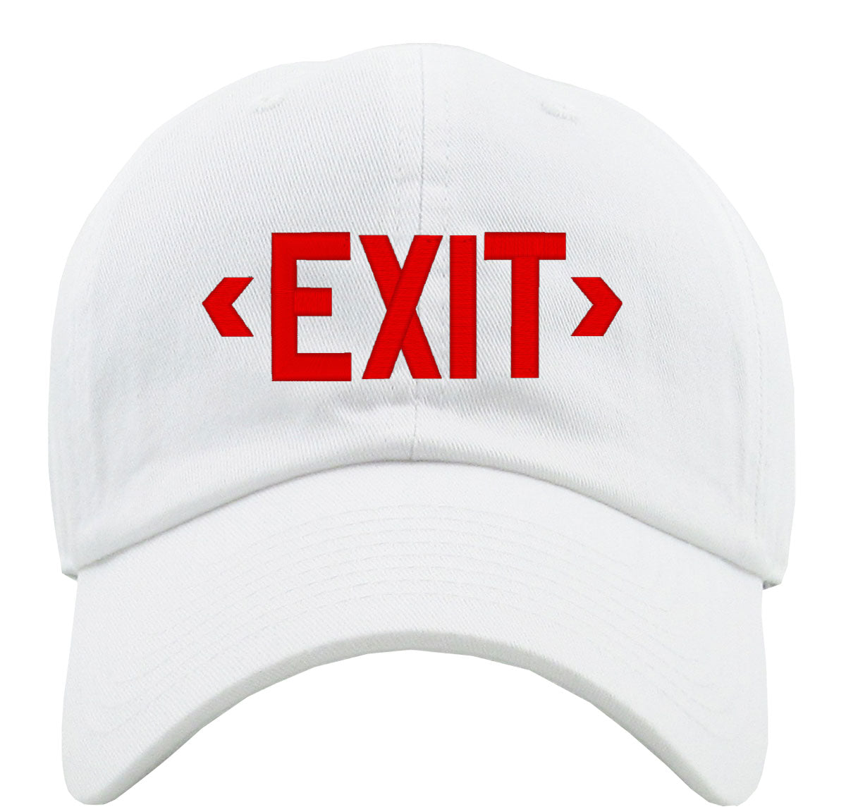 Exit Sign Emergency Sign Premium Baseball Cap