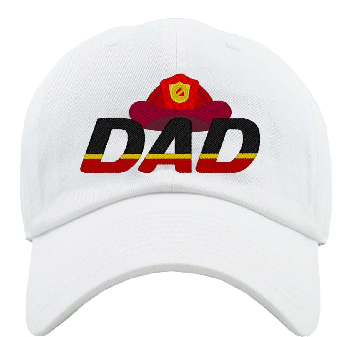 Firefighter Fireman Dad Father's Day Premium Baseball Cap
