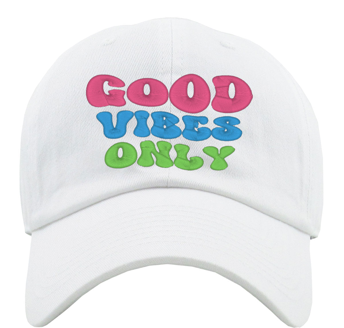 Good Vibes Only Premium Baseball Cap