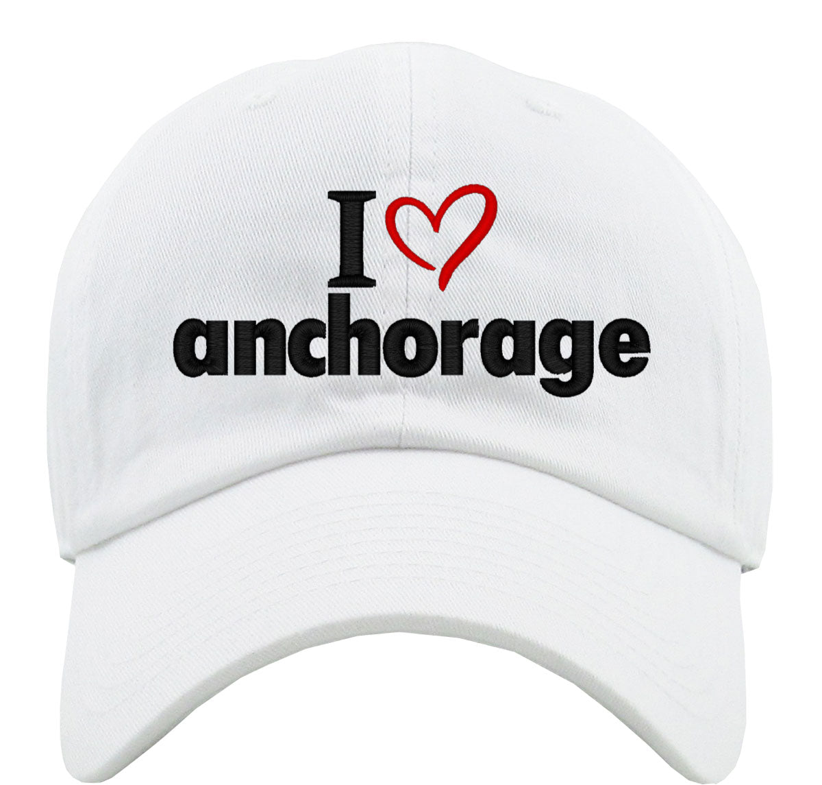 I Love Anchorage Premium Baseball Cap