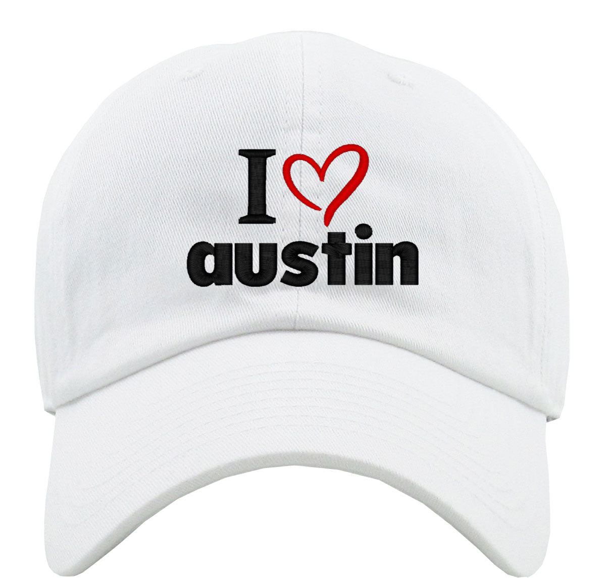 I Love Austin Premium Baseball Cap