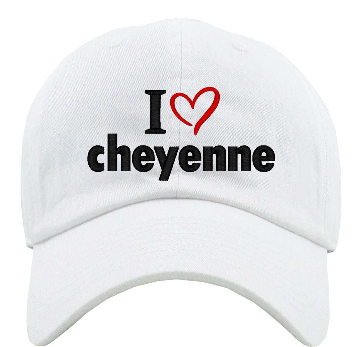 I Love Cheyenne Premium Baseball Cap