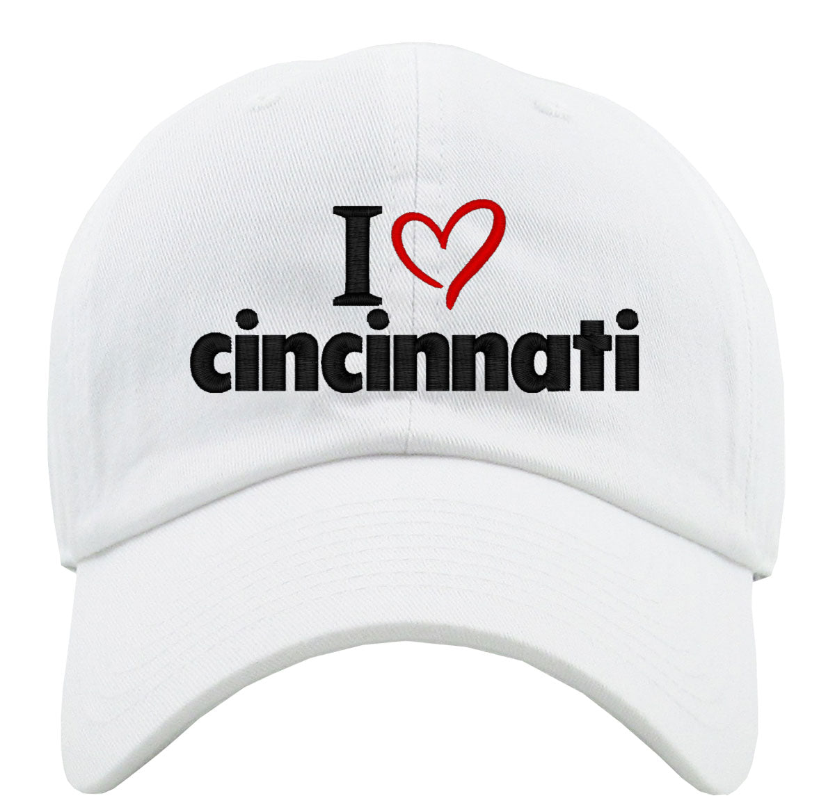I Love Cincinnati Premium Baseball Cap