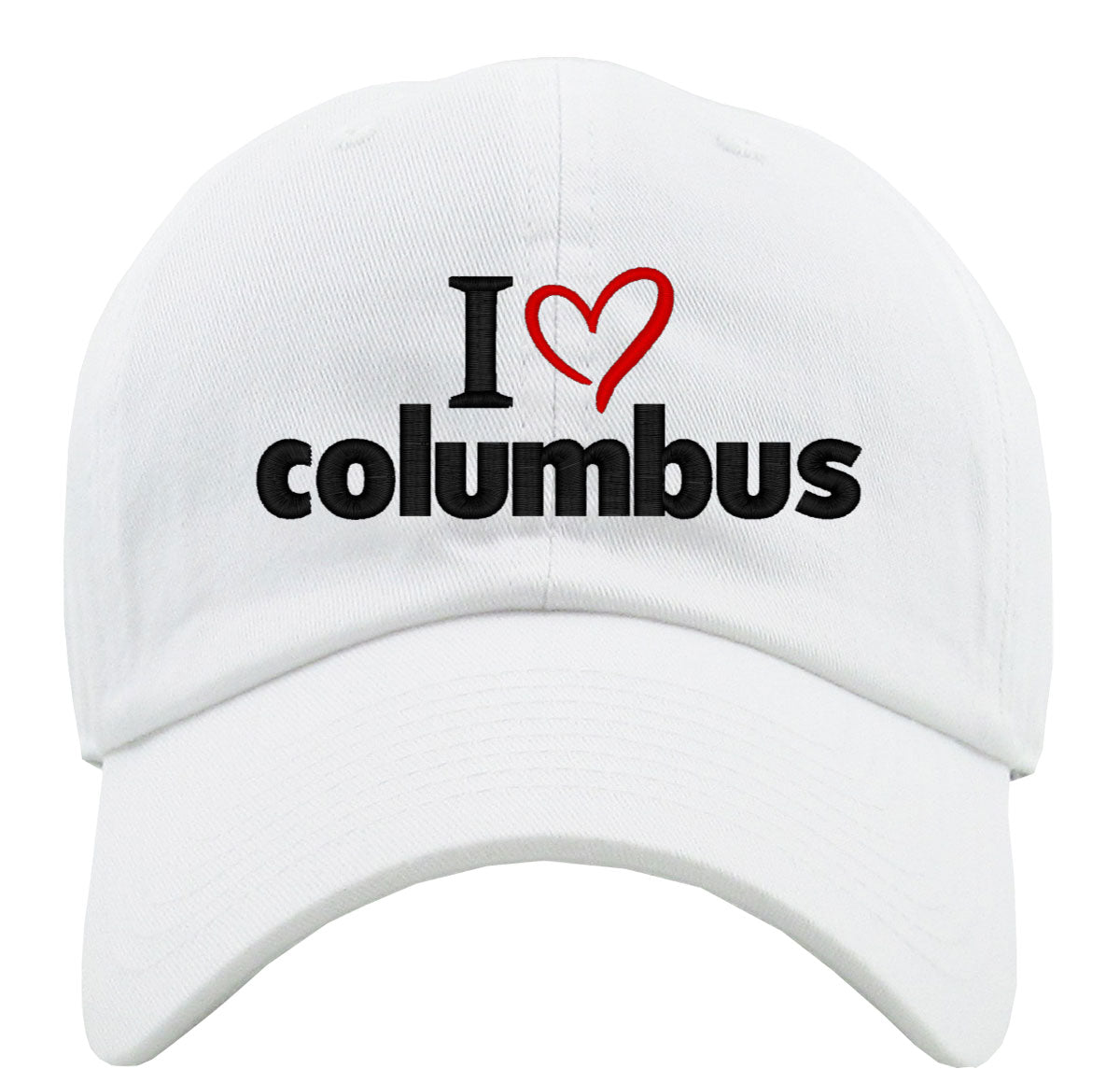 I Love Columbus Premium Baseball Cap