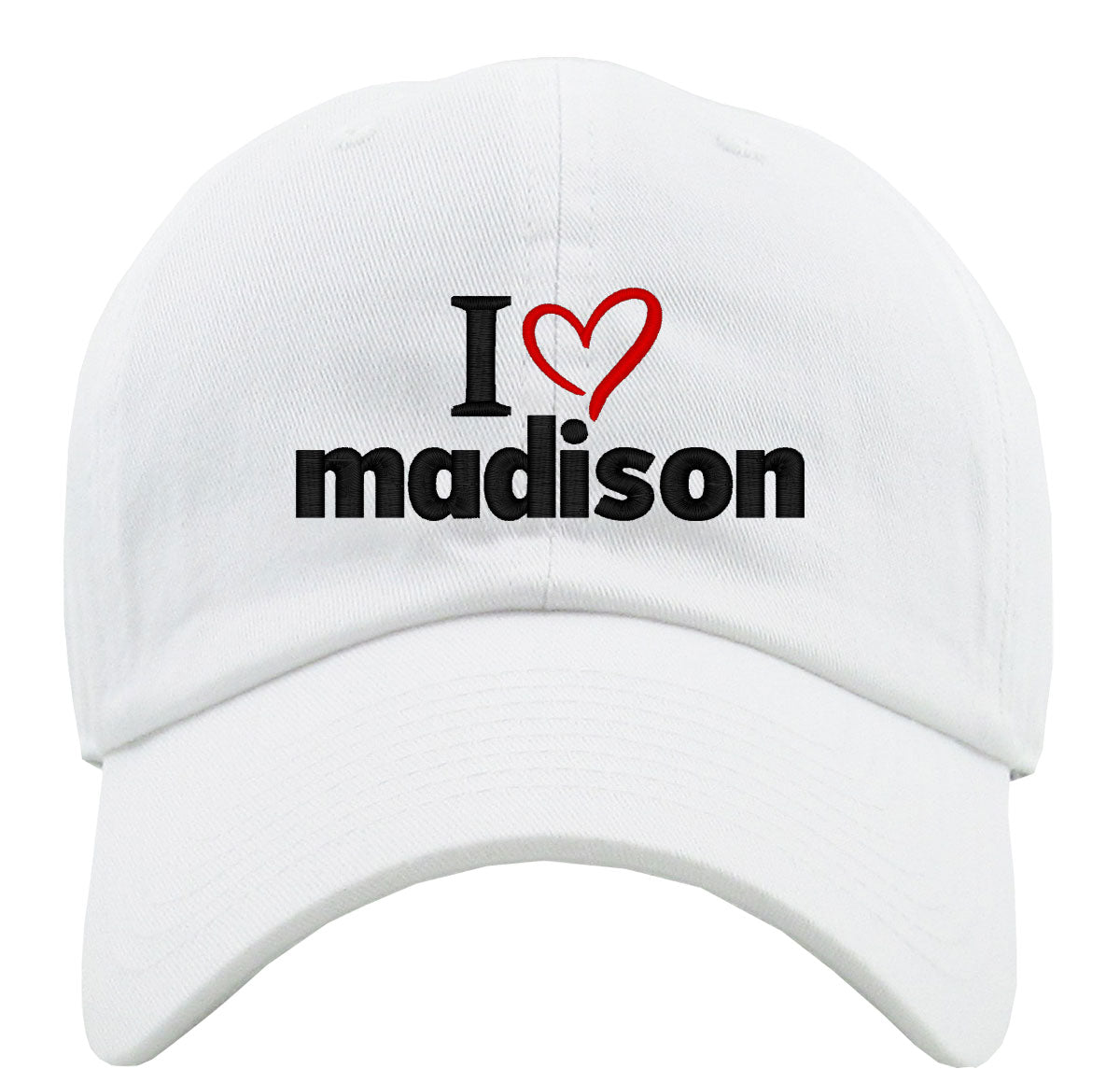 I Love Madison Premium Baseball Cap