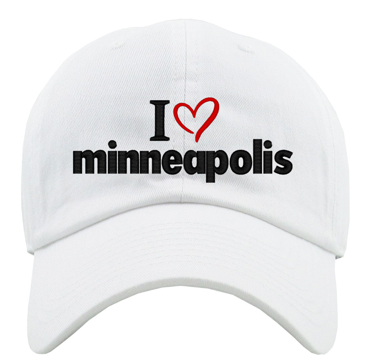 I Love Minneapolis Premium Baseball Cap