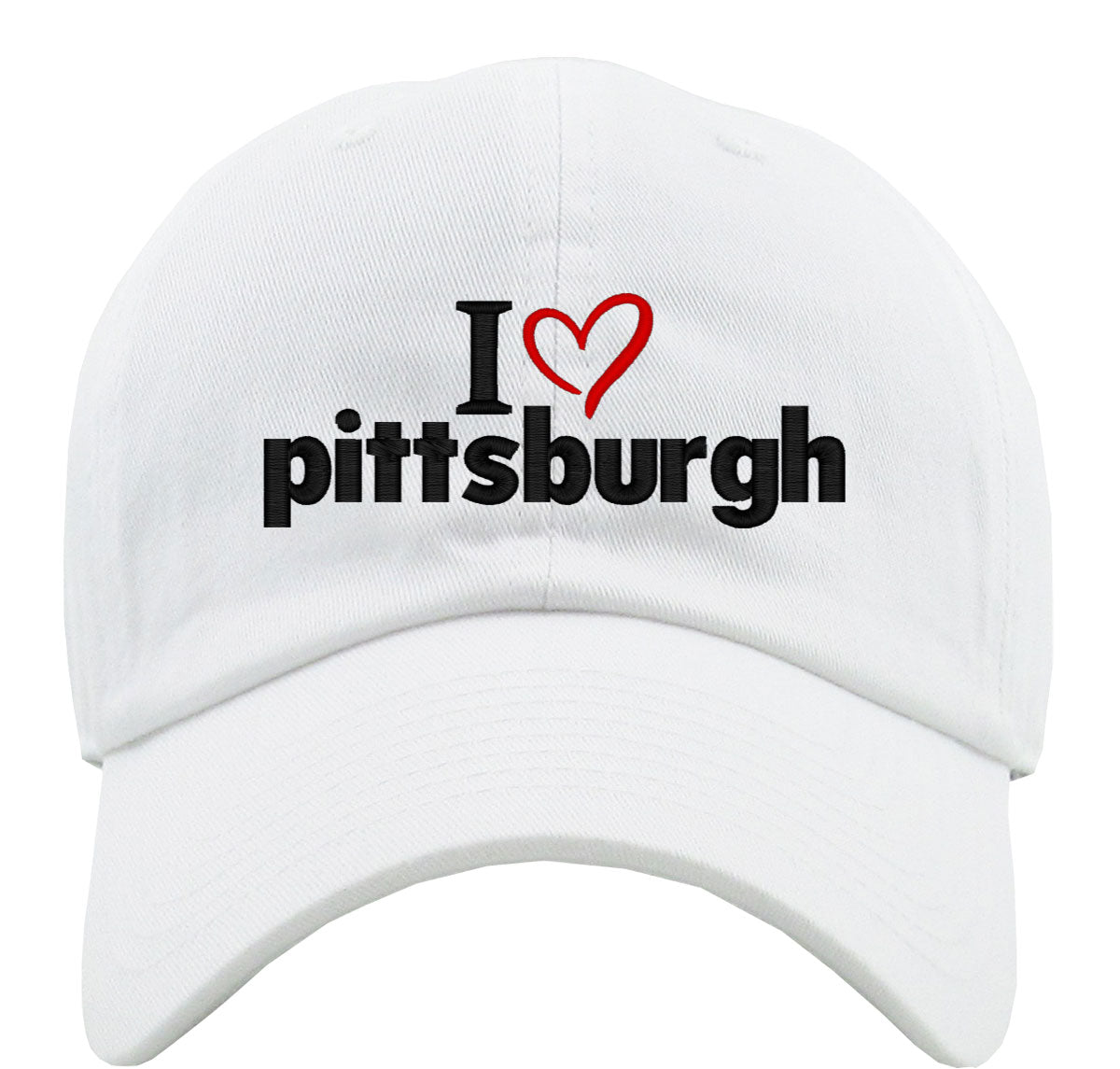 I Love Pittsburgh Premium Baseball Cap