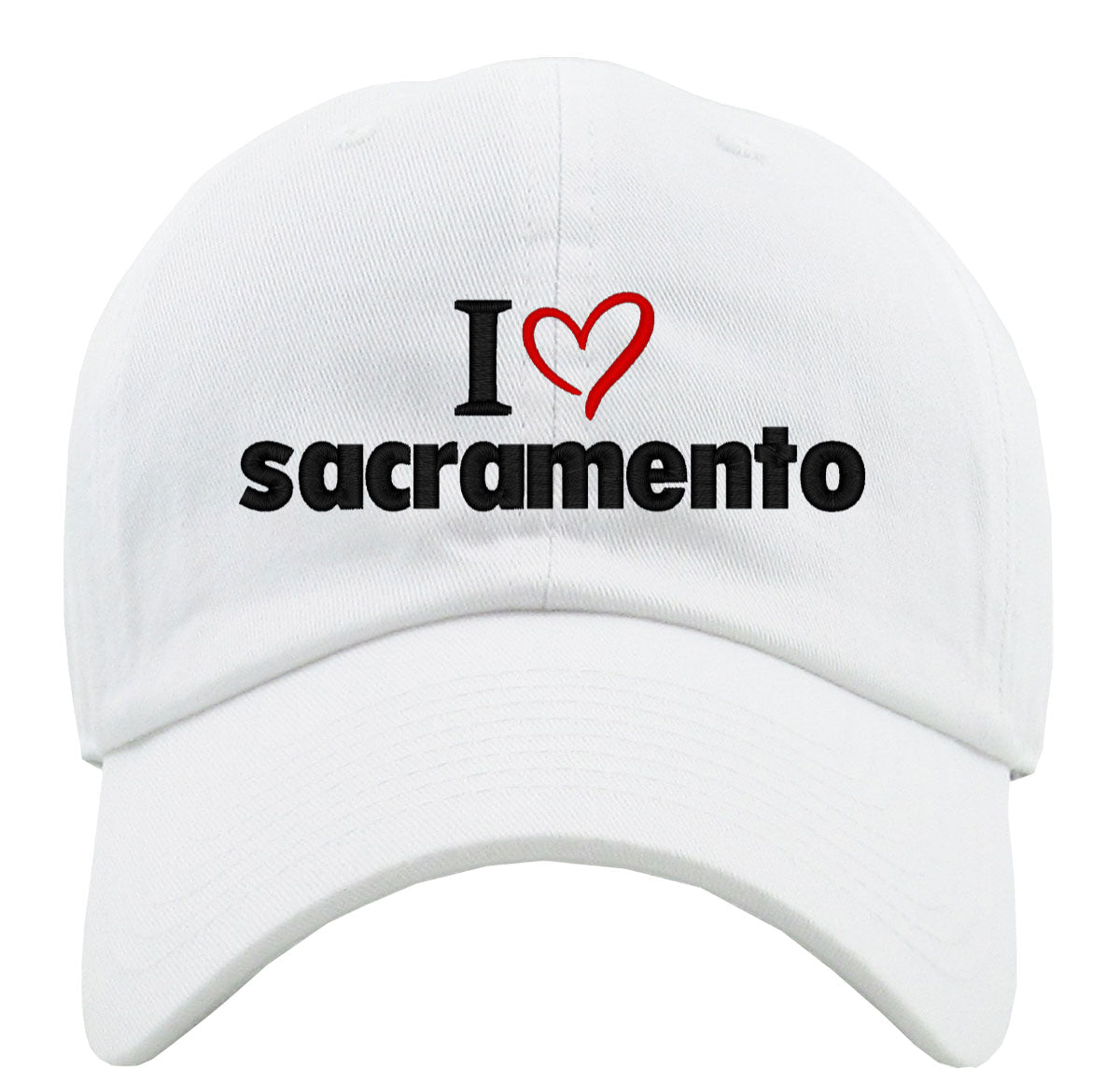 I Love Sacramento Premium Baseball Cap