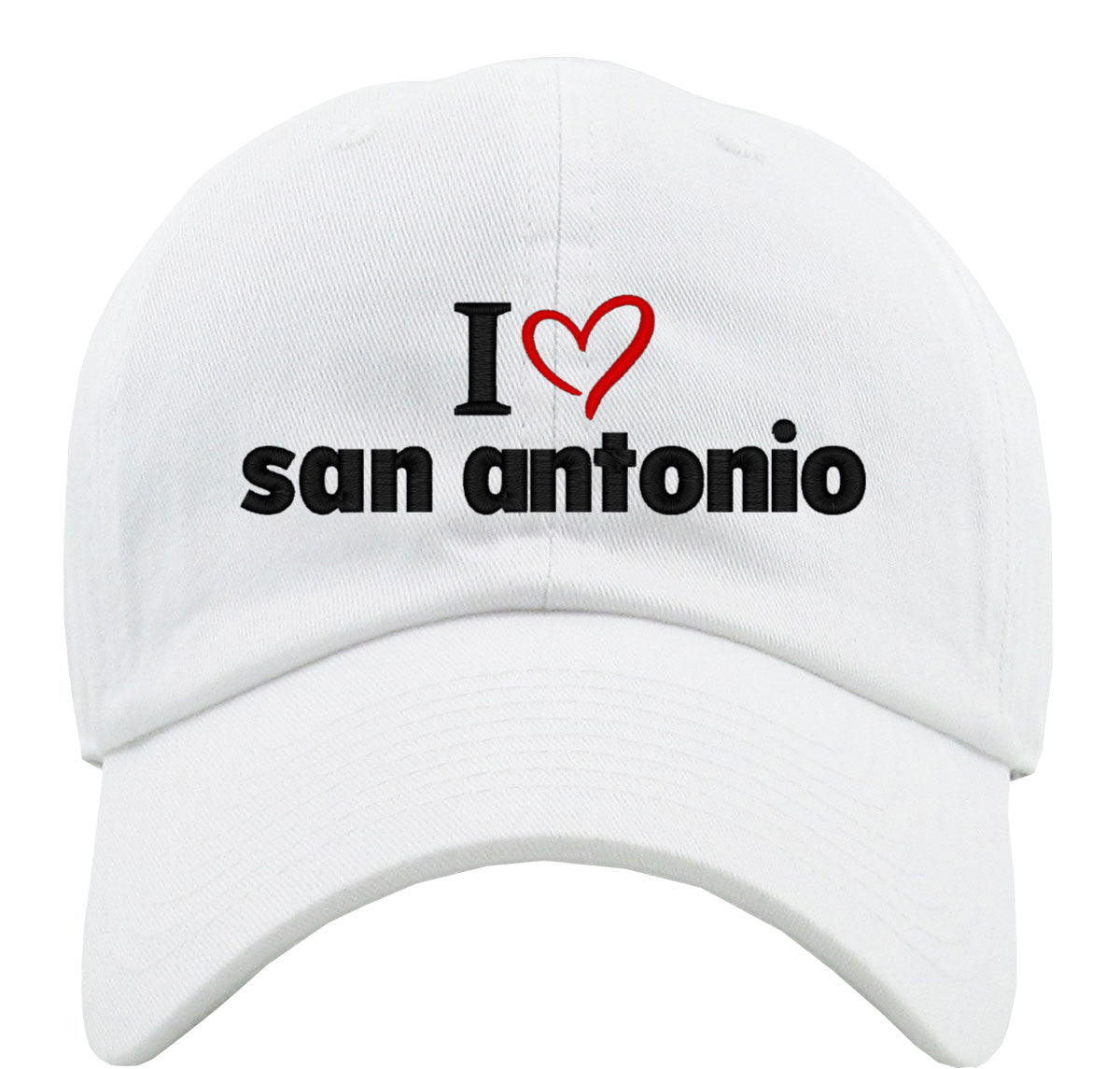 I Love San Antonio Premium Baseball Cap