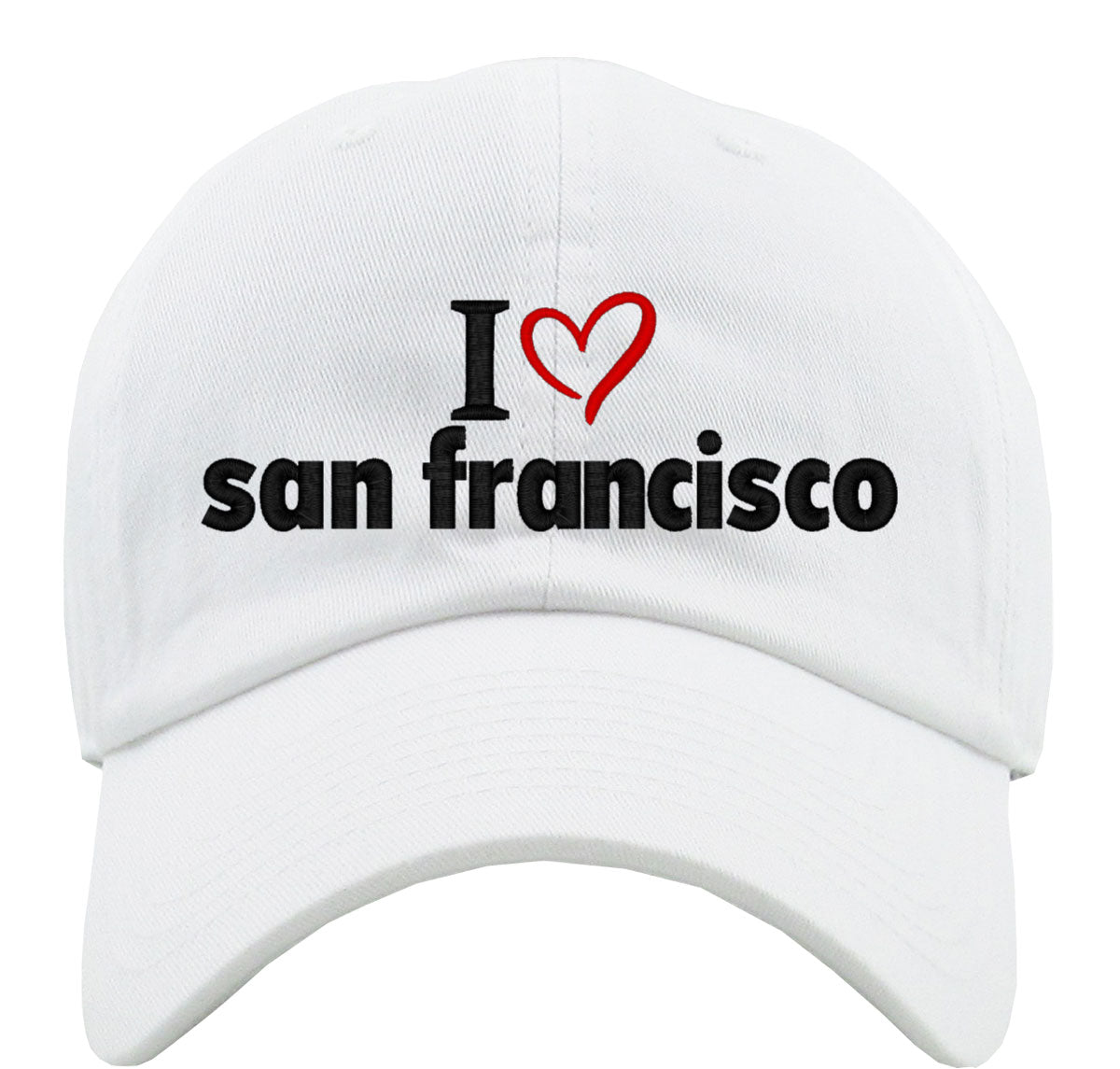 I Love San Francisco Premium Baseball Cap