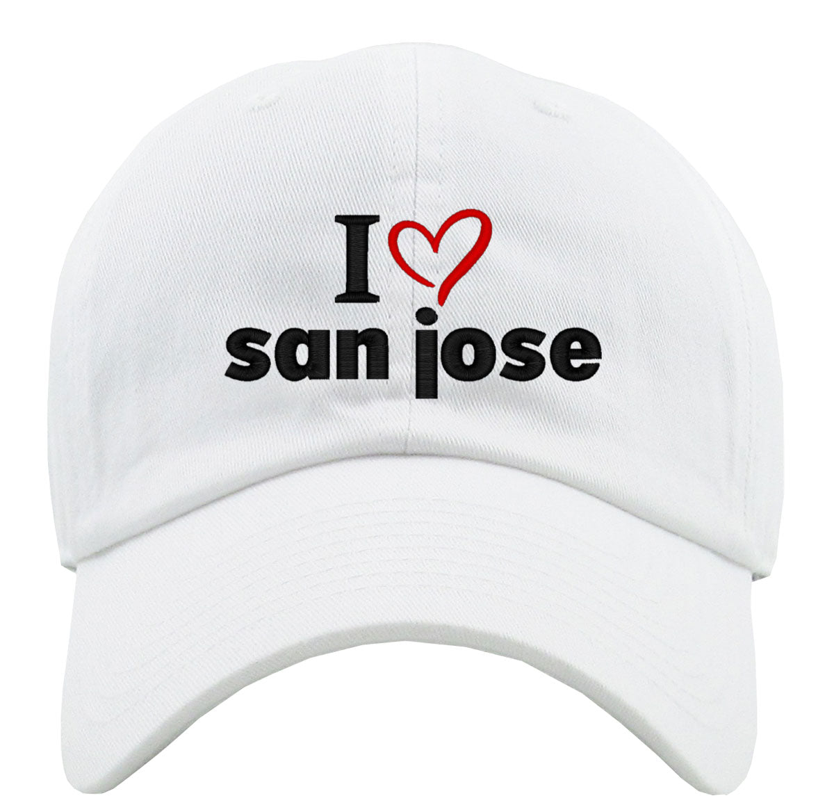I Love San Jose Premium Baseball Cap