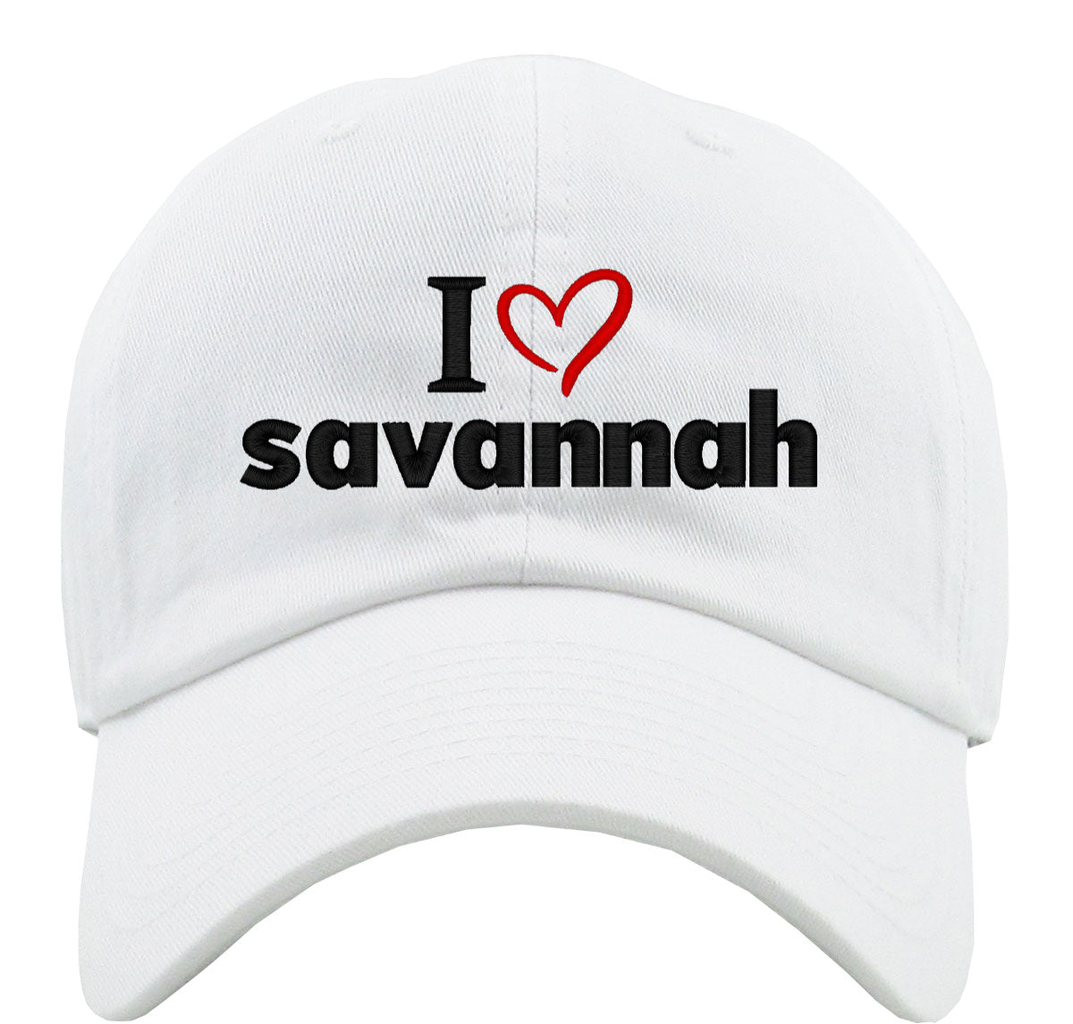 I Love Savannah Premium Baseball Cap