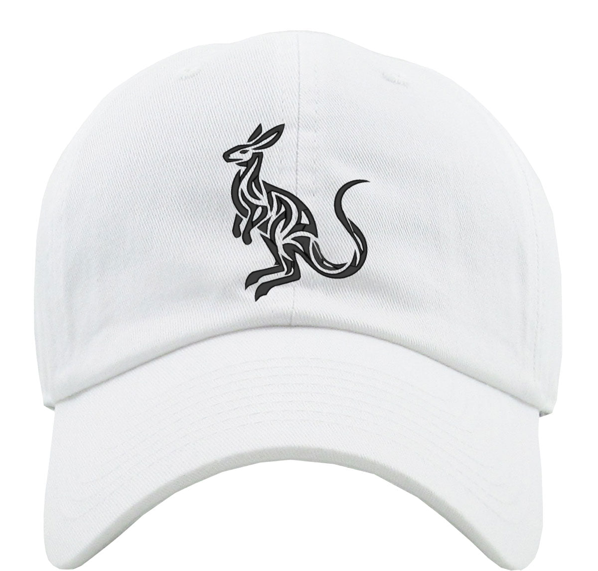 Kangaroo Silhouette Premium Baseball Cap