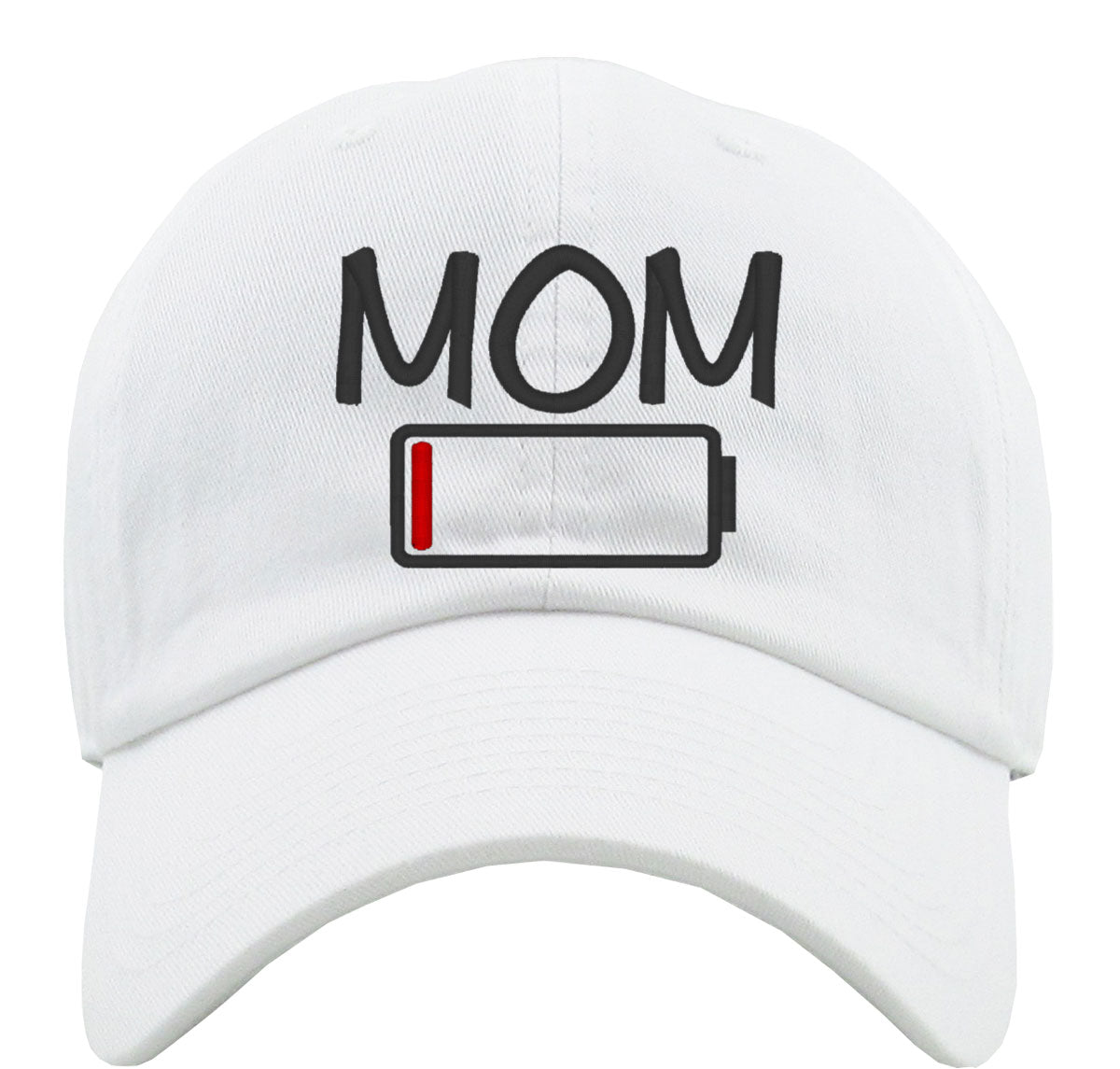 Mom Battery Charge Status Premium Baseball Cap