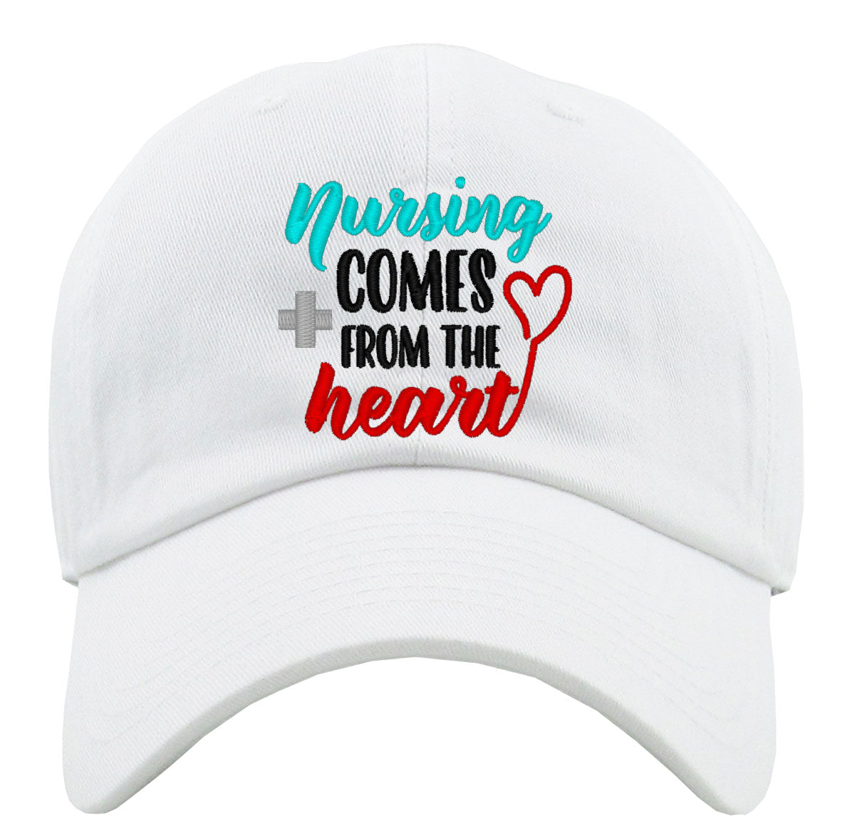 Nursing Comes From The Heart Premium Baseball Cap
