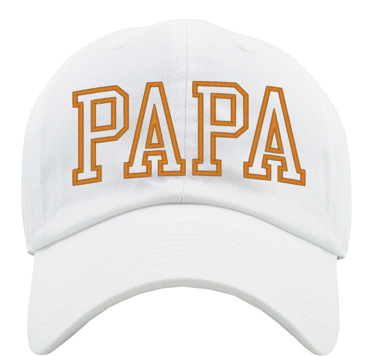 Papa Outline Typography Premium Baseball Cap
