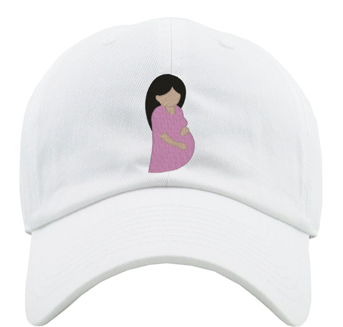 Pregnant Woman Mother's Day Premium Baseball Cap