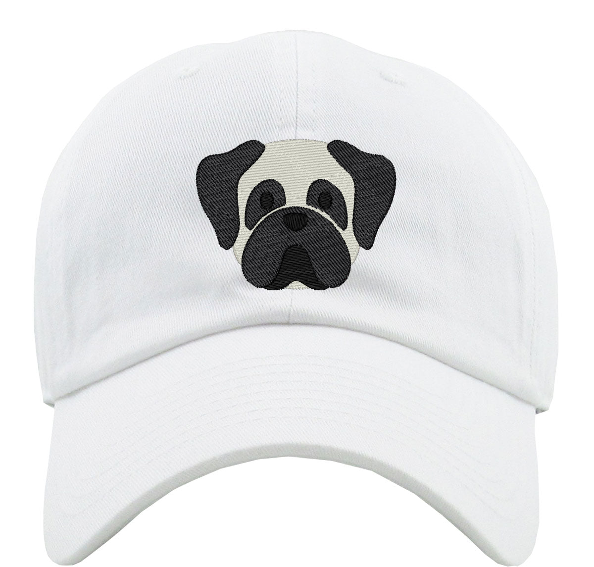 Pug Dog Face Premium Baseball Cap