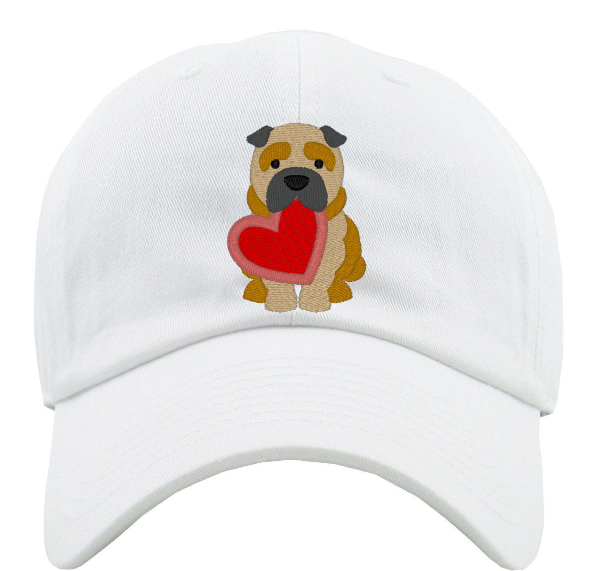 Shar Pei Puppy Dog Love Premium Baseball Cap