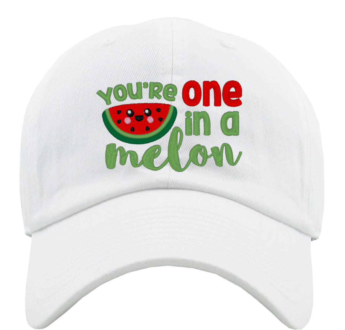 You're One In A Melon Watermelon Premium Baseball Cap