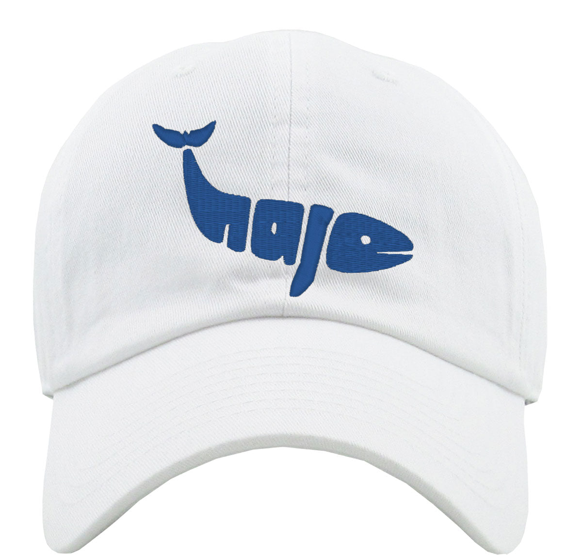 Whale Typography Premium Baseball Cap