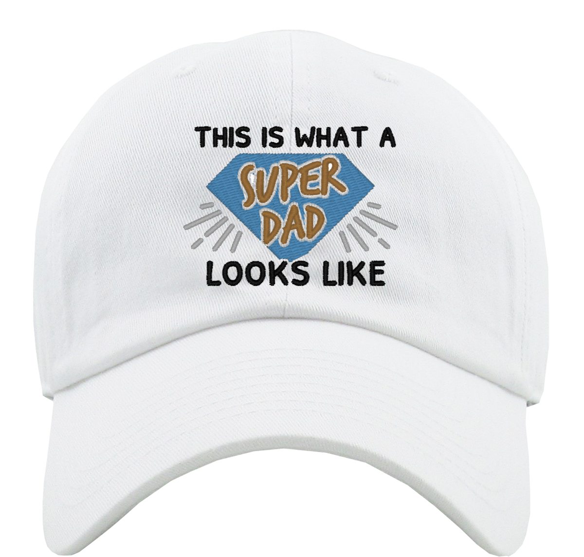 This Is What A Super Dad Looks Like Father's Day Premium Baseball Cap