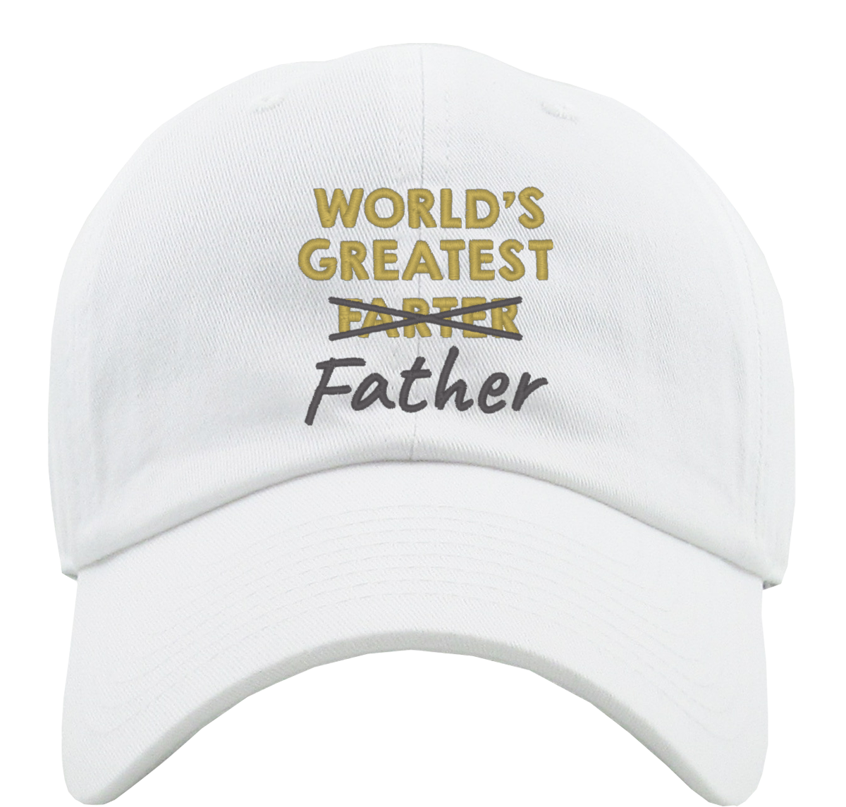 World's Greatest Farter Father Funny Father's Day  Premium Baseball Cap