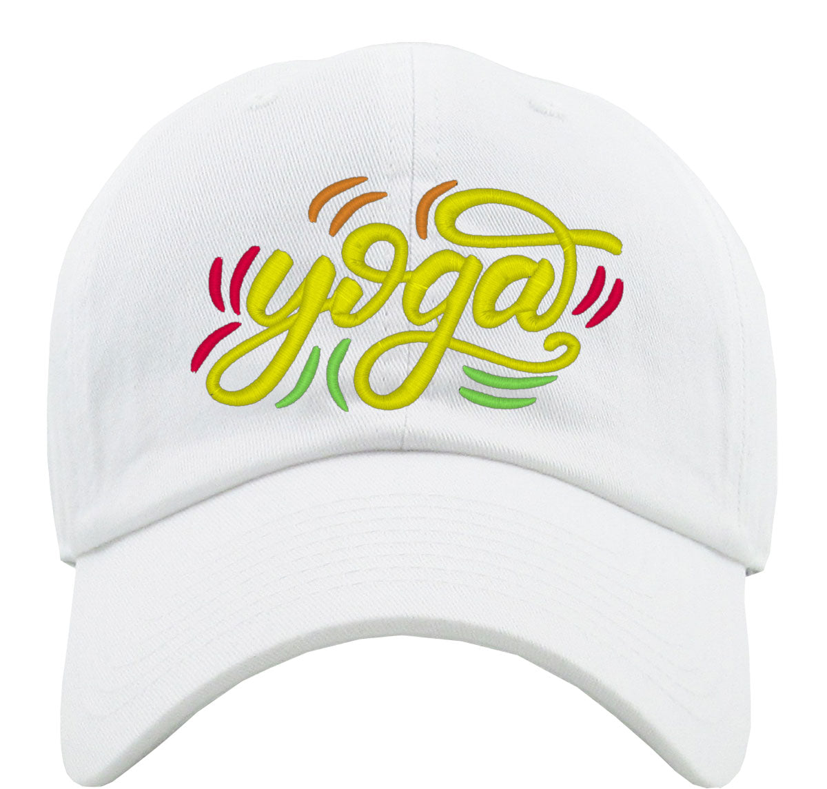 Yoga Typography Premium Baseball Cap