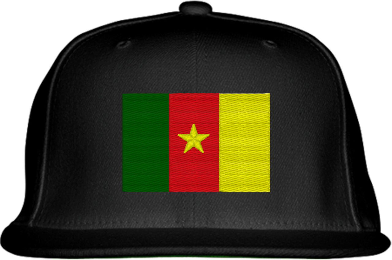 Cameroon Flag Snapback Hat