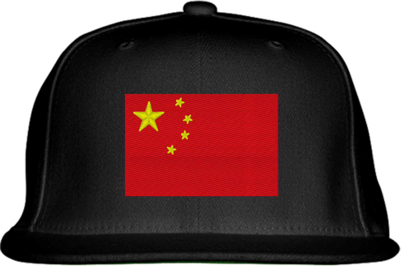 China Flag Snapback Hat